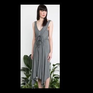 Prairie Underground Rhodes gray polka dot dress